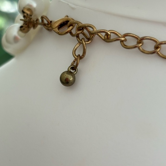 Gold Heart Pendant with Multicolor Beads Necklace - Picture 8 of 8